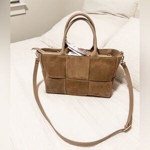Viola Castellani | Woven Suede Tote